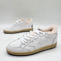 Зимние кеды Golden Goose с мехом