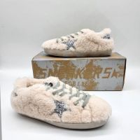 Зимние кеды Golden Goose с мехом