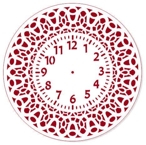 Трафарет для часов, ЭЛГ30-21, d=30 см