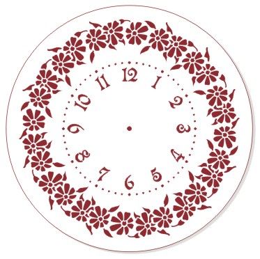 Трафарет для часов, ЭЛГ30-07, d=30 см