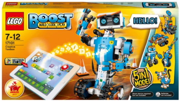 Конструктор LEGO BOOST 17101 Набор для конструирования и программирования, 847 дет.