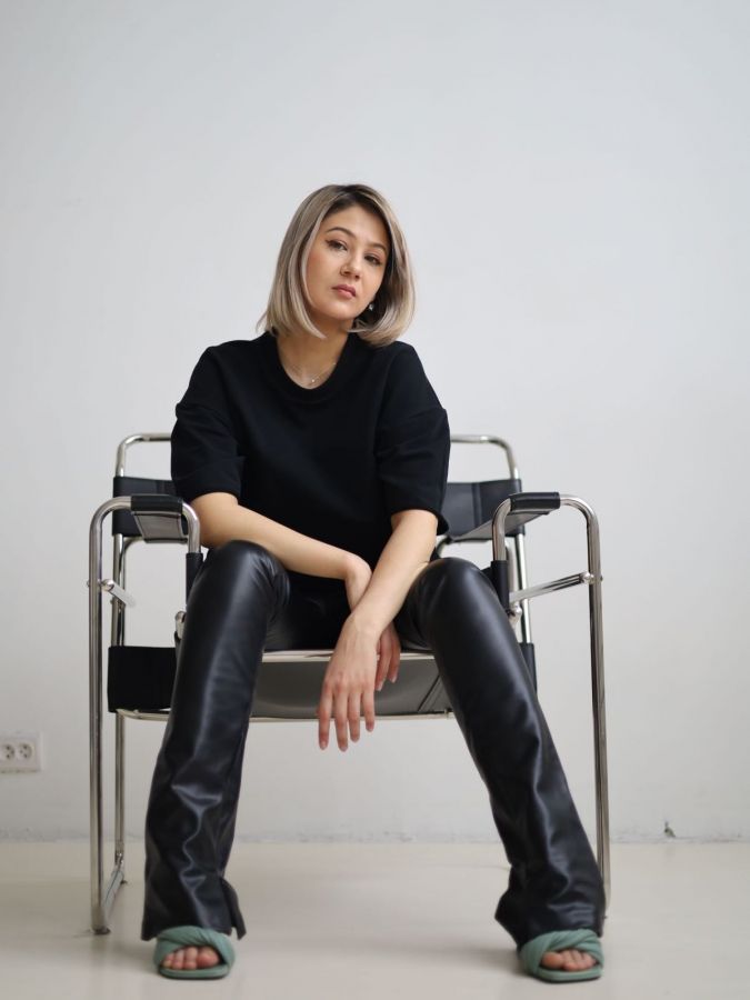 Футболка оверсайз черная