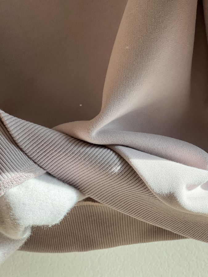 Худи оверсайз с начесом туман