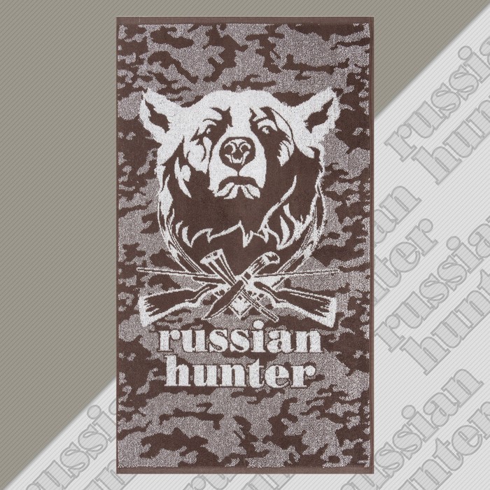 Полотенце махровое Этель "Russian hunter" 50х90см, 100% хлопок, 420гр/м2