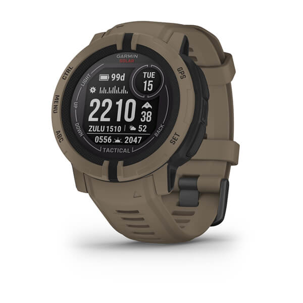 Умные часы Garmin Instinct 2 Solar Tactical коричневый