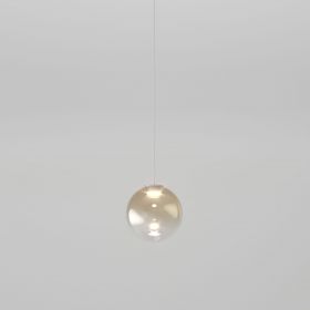 Подвесной Светильник Eurosvet 50234/1 LED Хром.Янтарный, Металл / Евросвет.