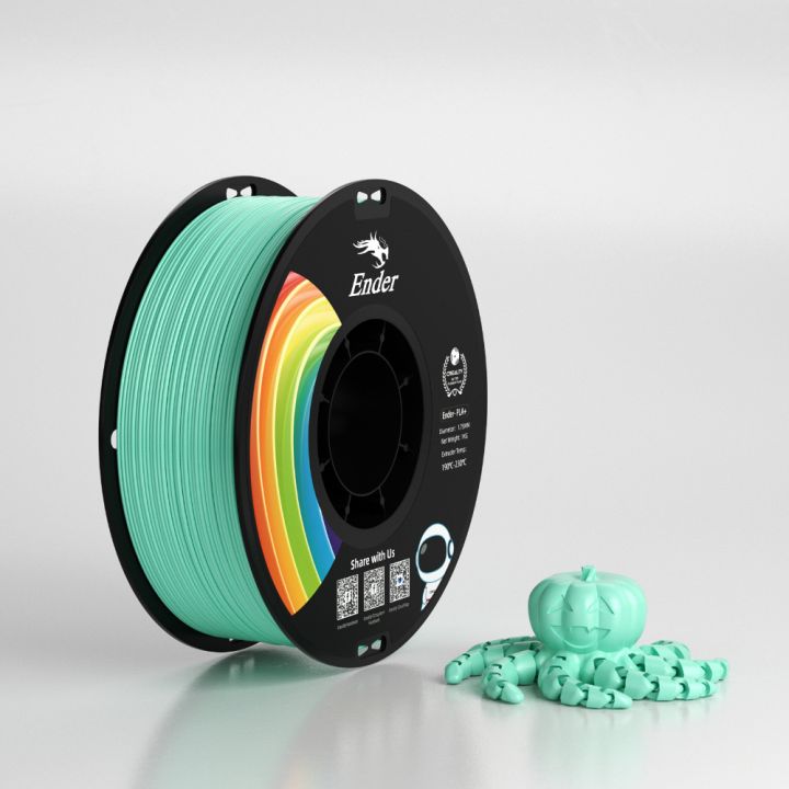 Филамент Creality Ender PLA+ пластик 3D 1 кг Нефритово-зеленый