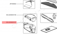 Комплект баков робота-пылесоса TEFAL X-PLORER SERIE 75S+ моделей RG8595, RG8597. Артикул SS-2230003157.