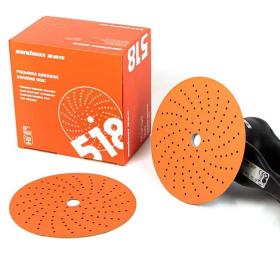 Sandwox Orange Ceramic Шлифовальный диск на бумажной основе, Multi holes, Р600, 150мм., в упаковке 50шт.