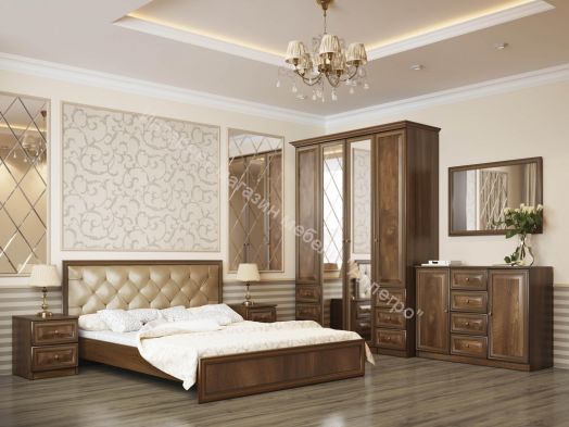 Комод 06.65 Габриэлла New 1200 мм, Дуб кальяри/ПВХ Дуб коньяк