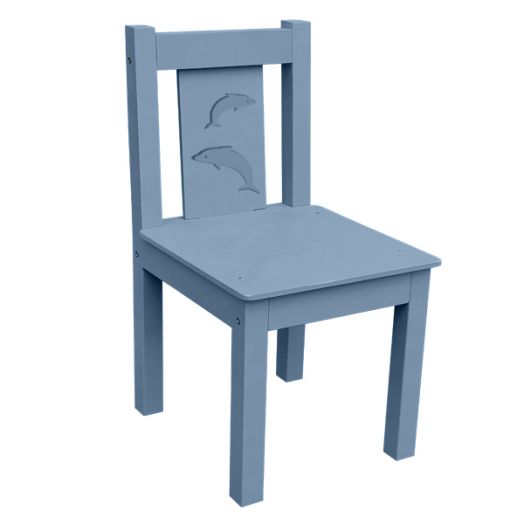 РК-53 Стул МДФ нерегулируемый свинцово-синий