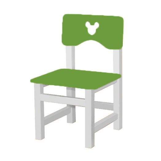 РК-54.1 Стул МДФ нерегулируемый С ФРЕЗЕРОВКОЙ "Весенний лес"