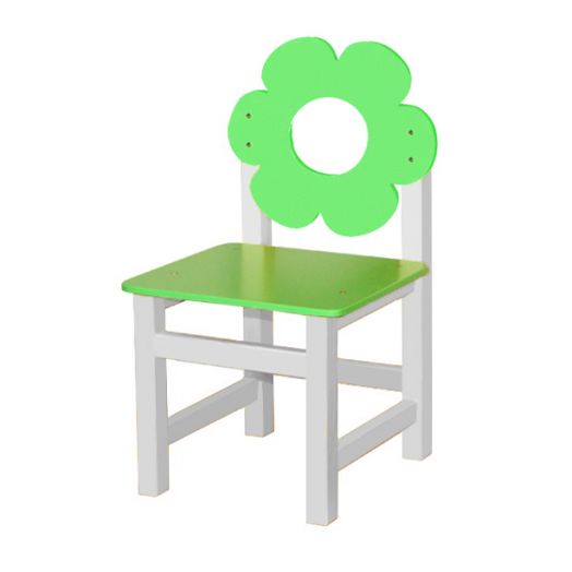 РК-54.2 Стул МДФ нерегулируемый  "Цветок зелёный"