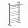 Полотенцесушитель Ника ЛД (Г2) ВП-80/40/46 с Полочкой Водяной.