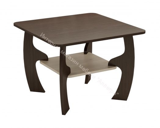 Журнальный стол "Маджеста-5", Венге/Вудлайн кремовый