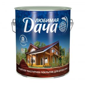 Антисептик Любимая Дача 2.7л Рябина Защитно-Декоративное Покрытие для Древесины.