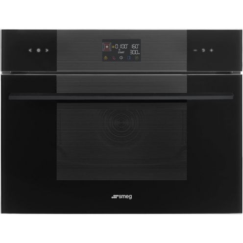 Компактный духовой шкаф с функцией СВЧ Smeg SO4102M1B3