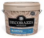 Декоративное Покрытие Замша Decorazza Alcantara 5л ALC 007, Имитирующее Натуральную Кожу / Декоразза Алкантара.