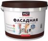 Краска Фасадная VGT ВД-АК-1180 1.5кг Долговечная, Белоснежная, Акриловая, Матовая / ВГТ Фасадная