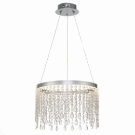 Люстра Подвесная ST-Luce SL6201.103.24 Серебристый/Прозрачный LED 1*24W 3000K/4000K/6000K / СТ Люче