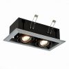 Светильник Встраиваемый ST-Luce ST250.148.02 Черный GU10 2*50W L245xW126xH70 220V Без Ламп / СТ Люче