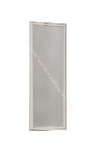 Зеркало навесное, Вудлайн кремовый/ПВХ Сандал белый/патина