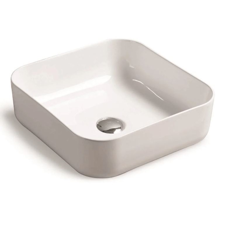 Изображение Керамическая накладная раковина SantiLine SL-1052 38,5 х 38,5