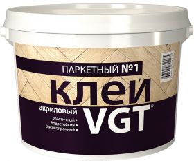 Клей для Паркета VGT Паркетный №1 12кг Акриловый / ВГТ Паркетный №1