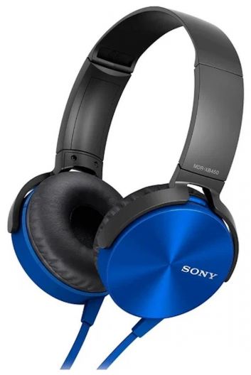 Наушники Sony MDR-XB450AP, Blue