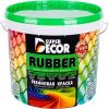 Резиновая Краска Super Decor Rubber 12кг для Кровли, Оцинковки, Металлоконструкций, Цоколей, Фасадов из Дерева и Минеральных Поверхностей, Бассейнов / Супер Декор Руббер