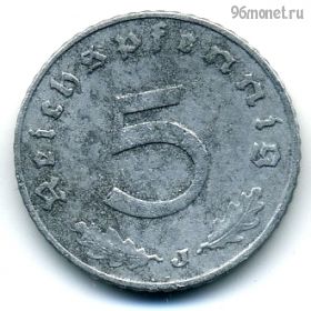 Германия 5 пфеннигов 1941 J