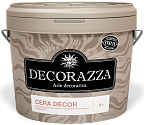 Декоративный Состав Decorazza Cera Decor 1л CD 10-14 Лессирующий, Матовый на Основе Воска / Декораза Сера Декор.