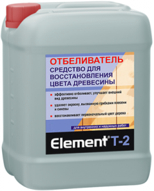 Отбеливатель Древесины Alpa Element T-2 9л Бесцветный / Альпа Элемент.