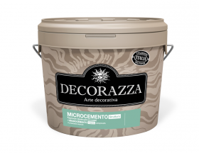 Декоративная Штукатурка Decorazza 7.2кг MC 10-02 Microcemento Struttura + Legante с Эффектом Бетона Крупная Фракция.