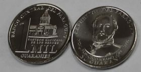 Парагвай 1000 гуарани 2008 год UNC