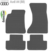 Коврики Audi A4 (B8) от 2008 - 2016 в салон резиновые Gumarny Zubri  (Чехия) - 4 шт.