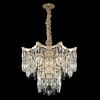 Люстра Подвесная Хрустальная Citilux Моника CL308262 Золото / Ситилюкс.