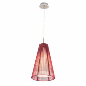 Подвесной Светильник с Абажуром Citilux CL936002 Бордовый / Ситилюкс.