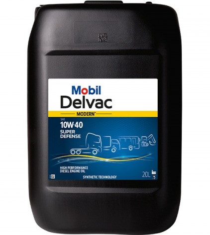 Масло моторное MOBIL DELVAC MODERN 10W-40 SUPER DEFENSE (DELVAC M 10W40 SUP DEF) 20л