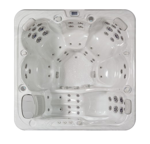 Изображение Квадратный гидромассажный СПА бассейн AquaSpas My Pleasure 220х220 на шесть человек