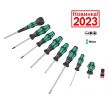 Новинка 2023! Набор 9 предметов ОТВЕРТКИ 9528 Kraftform Ball - Grip Set 2  PZ - Pozidriv SL - Slotted TX - TORX, для крепежа WERA WE-05134029001