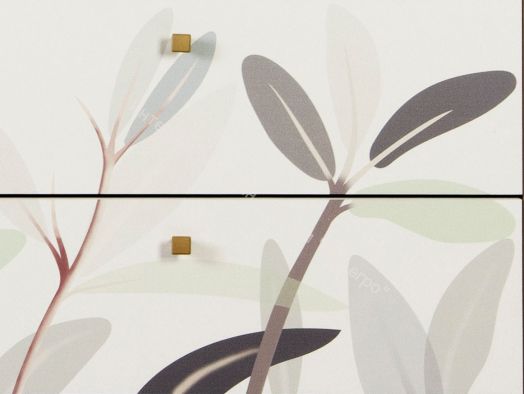 Комод 56.02 Адажио, Дуб сонома/Белый