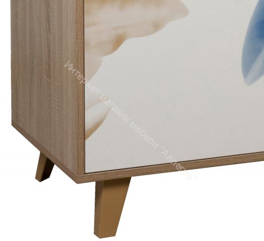 Комод 63,01 Аккорд, Дуб сонома/Белый
