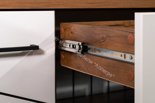 Тумба под ТВ 54.04 Гамма 1600 мм, Таксония/Белый