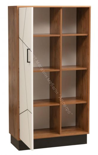 Шкаф комбинированный 54.06 Гамма, Таксония/Белый