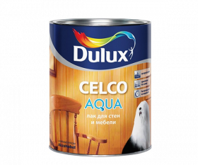 DULUX CELCO AQUA 70 водораствор. лак для внутренних работ, глянцевый