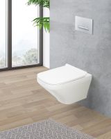 Безободковый подвесной унитаз BelBagno SELA  BB3201CHR схема 1