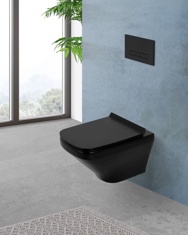 Изображение Безободковый подвесной унитаз BelBagno SELA  BB3201CHR