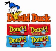 Жевательная резинка Donald Bubble Gum . Maple Leaf Gida Ltd. Набор 4шт Oz