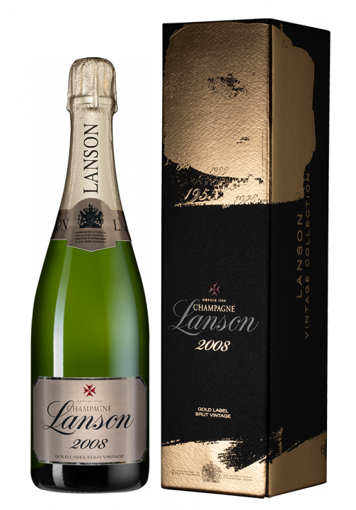 Lanson Gold Label Brut Vintage, 0.75 л., 2008 г.